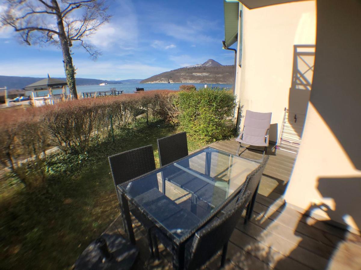 Studio Les Pieds Dans L'Eau Au Bord Du Lac D'Annecy Duingt Exterior photo