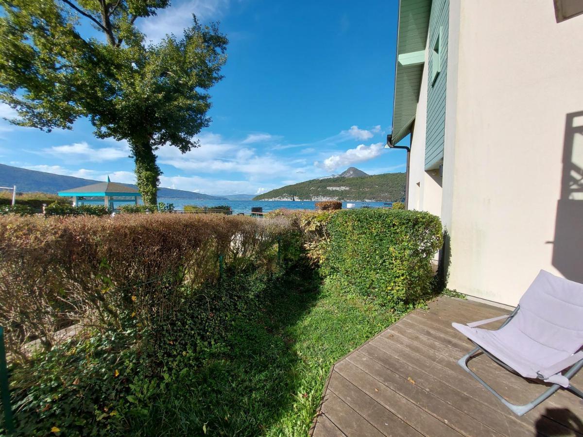 Studio Les Pieds Dans L'Eau Au Bord Du Lac D'Annecy Duingt Exterior photo