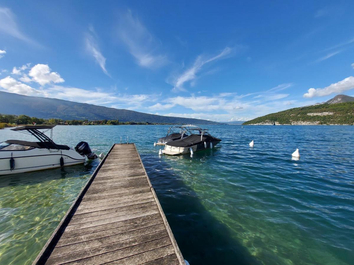Studio Les Pieds Dans L'Eau Au Bord Du Lac D'Annecy Duingt Exterior photo