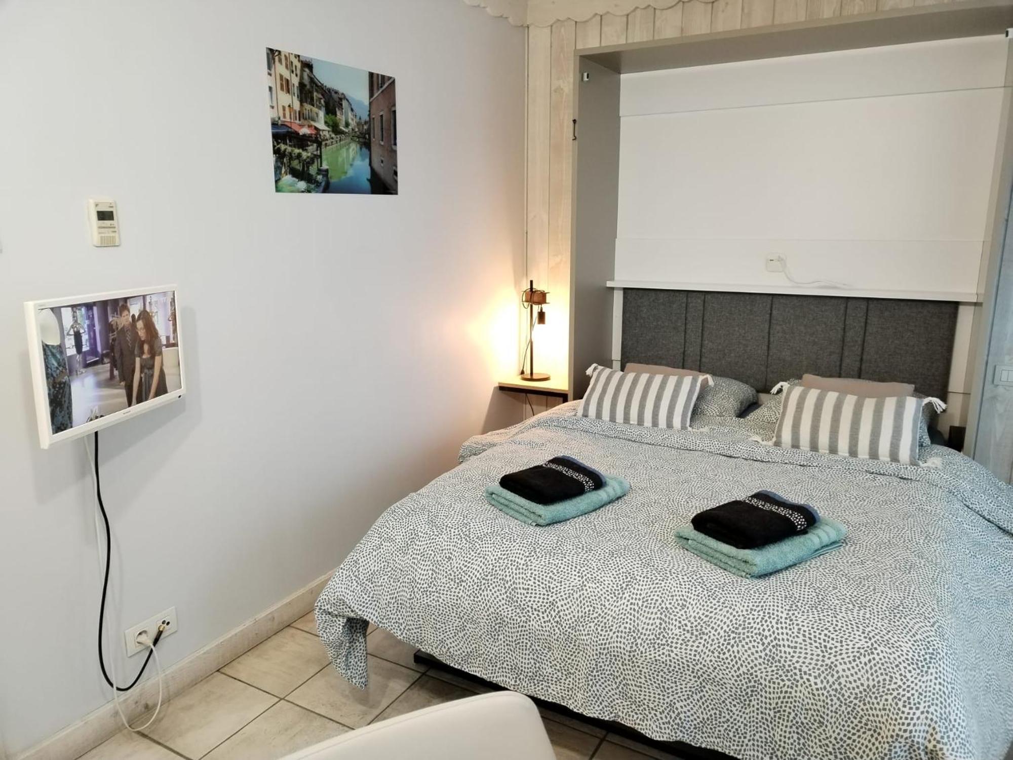 Studio Les Pieds Dans L'Eau Au Bord Du Lac D'Annecy Duingt Exterior photo